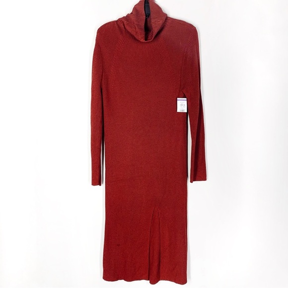 Abound Burn Orange Knitted Sweater Dress - Picture 2 of 6